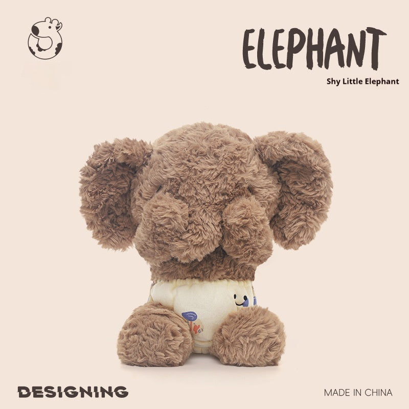 Elephant Plush Toy Cute Elephant Doll