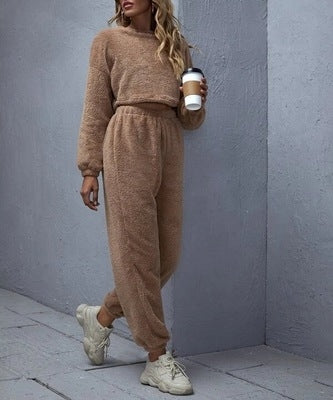 Fashion Ladies Winter Pajamas Suit Sportswear