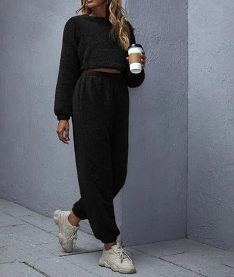 Fashion Ladies Winter Pajamas Suit Sportswear