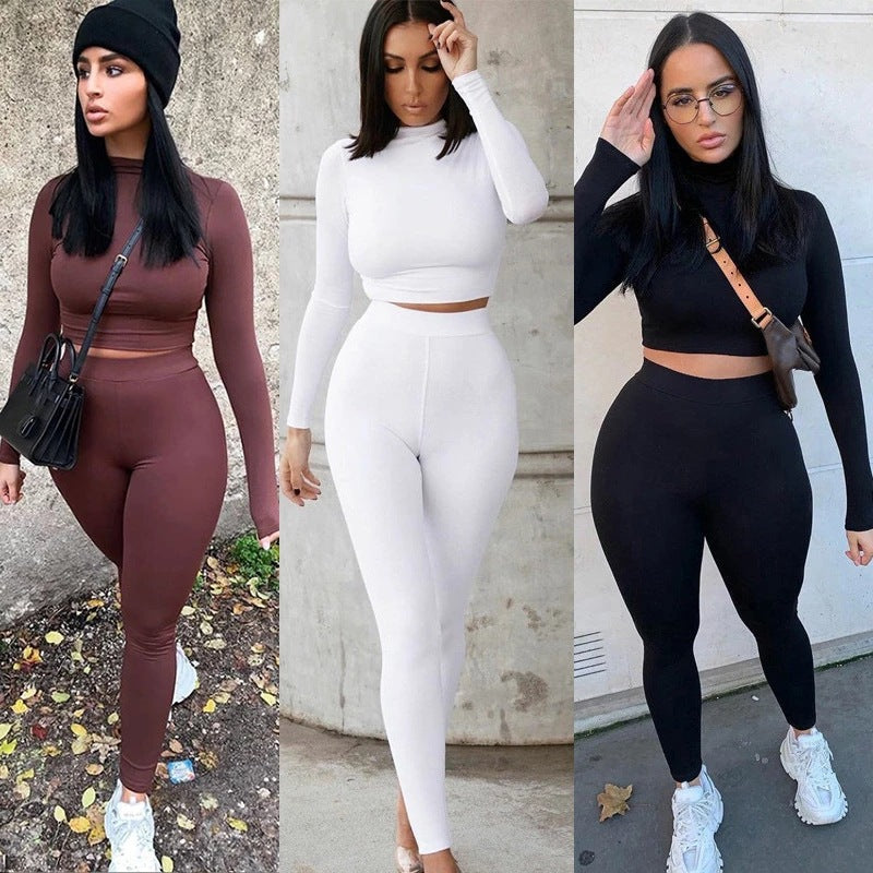 High Waist Stretch Slim Sportswear