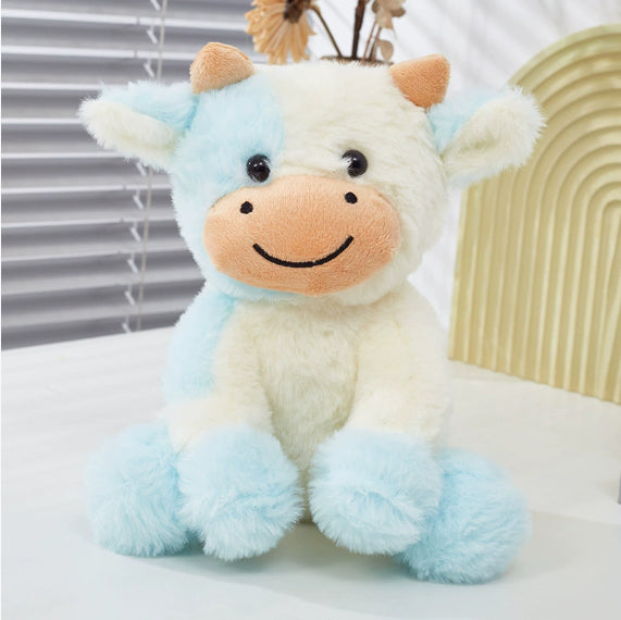 Toy Cute Sitting Cow Doll Cow Plush Toys Wholesale Ox Year Mascot