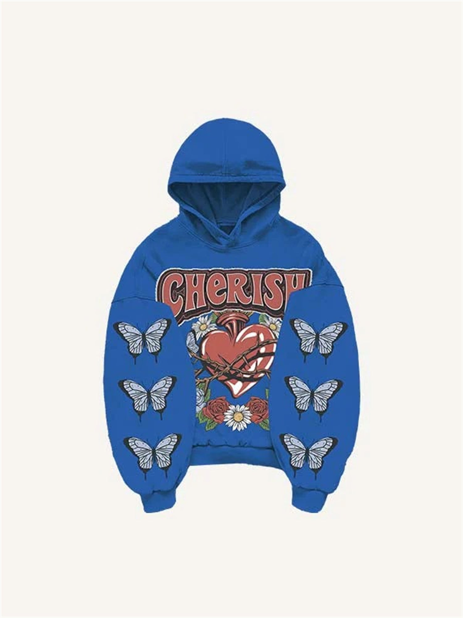 Fashion Casual Printed Polyester Sweater