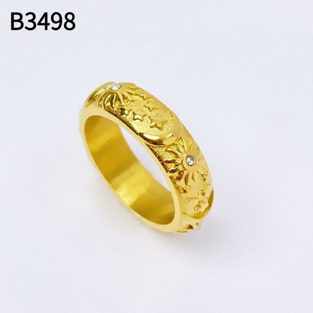 Embossed Sun Moon Bracelet Personality Titanium Steel Ring