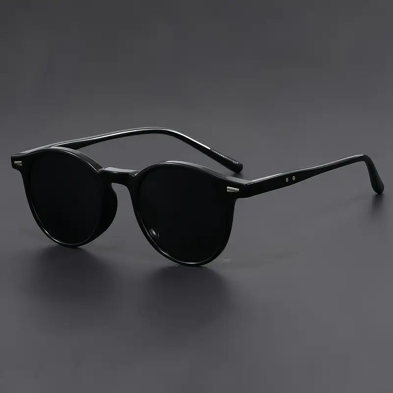 Vintage Round Mens Sunglasses Set Womens Eyewear