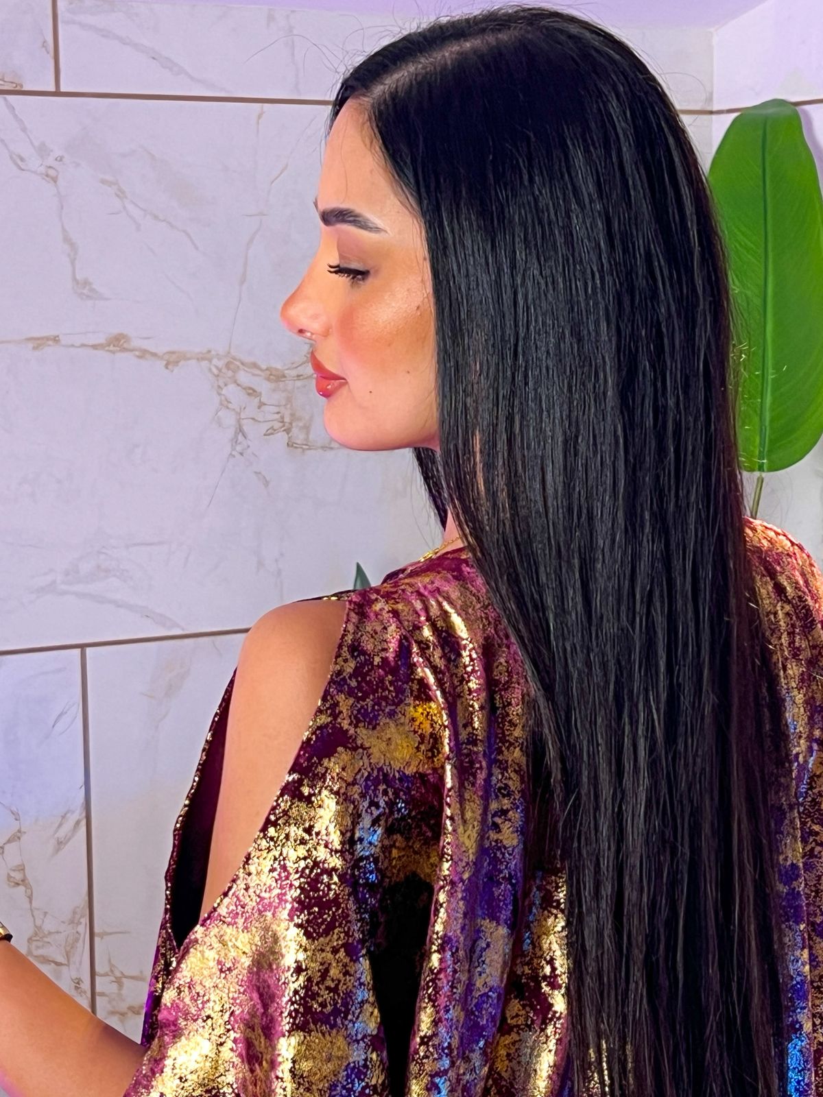 Dress Bent Arabe Foil