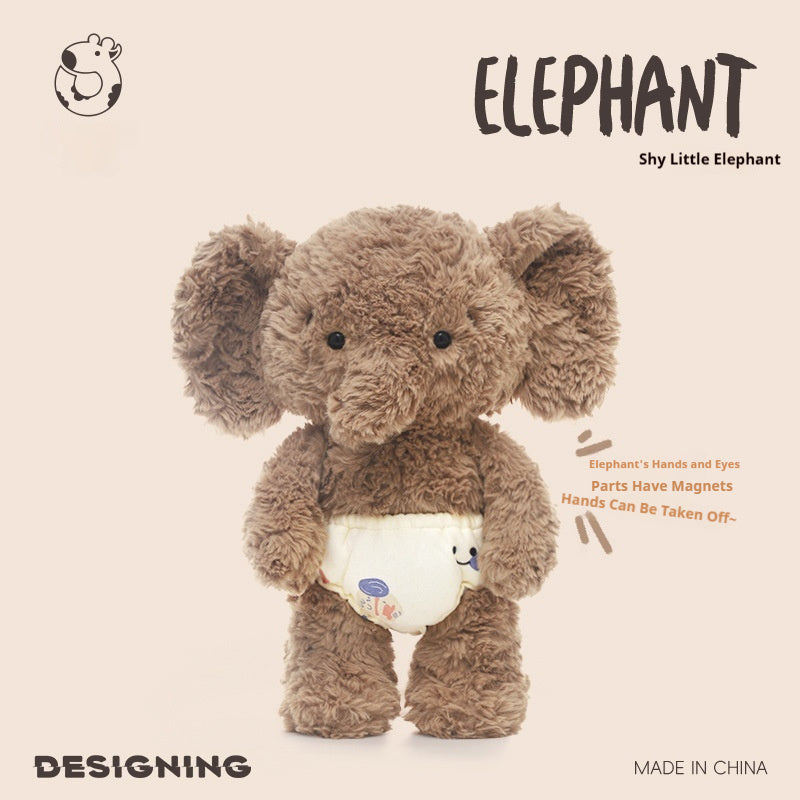 Elephant Plush Toy Cute Elephant Doll