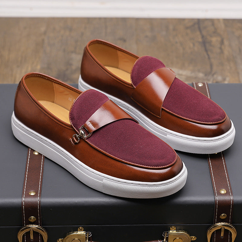 Leather Shoes Business Slip-on Casual Shoes Men