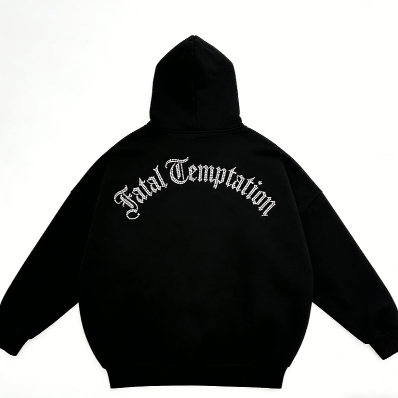 Printed Loose Hip-hop Hooded Sweatshirt